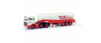 Herpa 87MBS026284 - H0 - Mercedes-Benz Tank-Sattelzug LPS 2032 Bayer Spedition